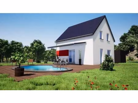 terrain avec maison neuve à vendre