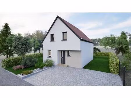 terrain avec maison neuve à vendre