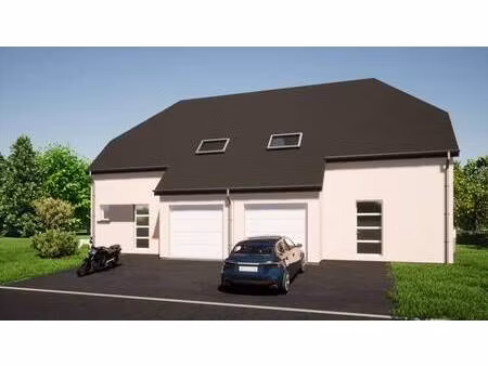 terrain avec maison neuve à vendre