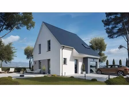 terrain avec maison neuve à vendre