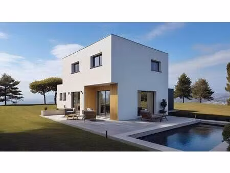 terrain avec maison neuve à vendre