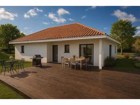 terrain avec maison neuve à vendre