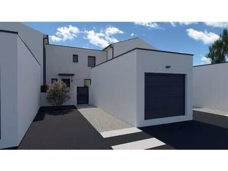 terrain avec maison neuve à vendre