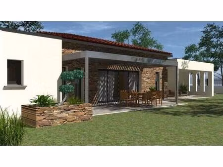 terrain avec maison neuve à vendre