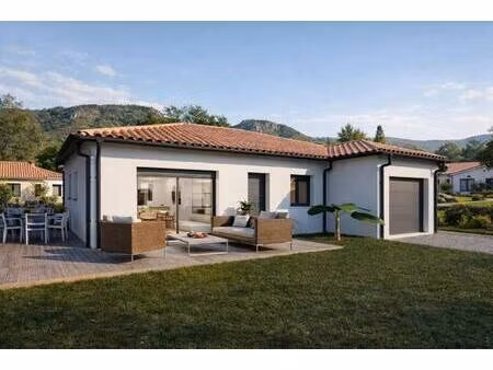 terrain avec maison neuve à vendre