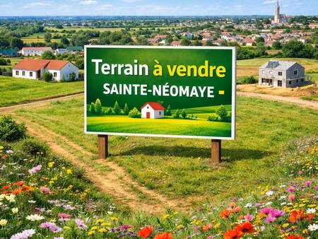 terrain constructible viabilisé à vendre