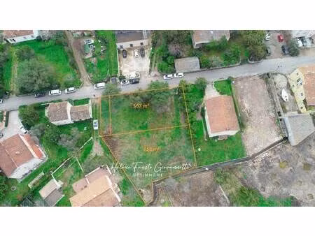 terrain constructible à vendre