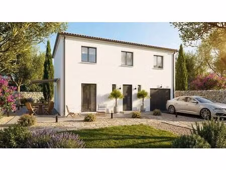 terrain avec maison neuve à vendre