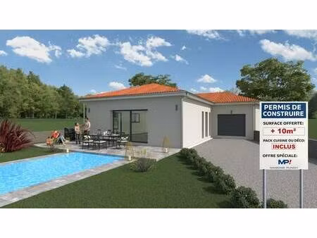 terrain avec maison neuve à vendre