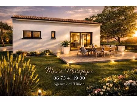 terrain avec maison neuve à vendre