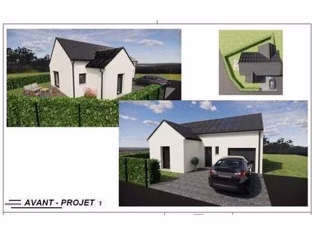 terrain avec maison neuve à vendre