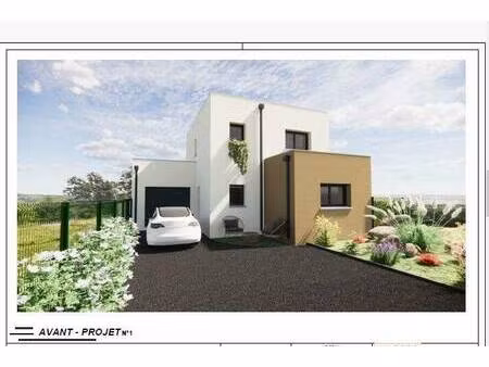 terrain avec maison neuve à vendre