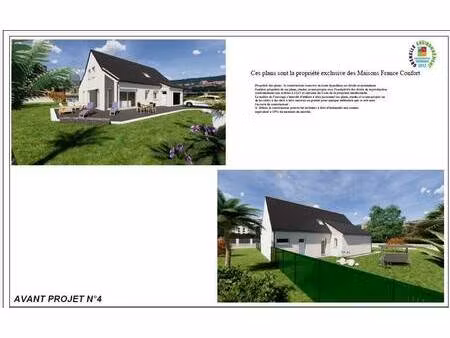 terrain avec maison neuve à vendre
