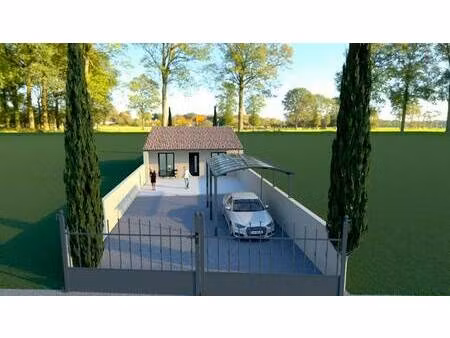 terrain avec maison neuve à vendre