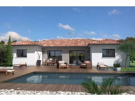 terrain avec maison neuve à vendre