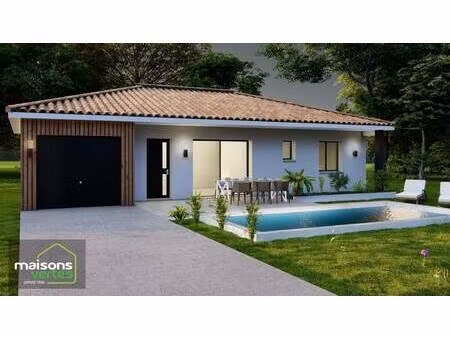 terrain avec maison neuve à vendre