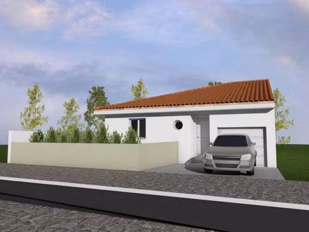 terrain avec maison neuve à vendre