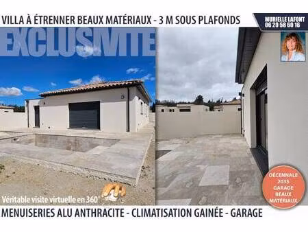 villa à vendre - première occupation