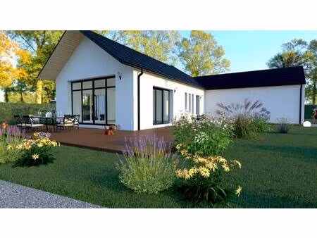 terrain avec maison neuve à vendre