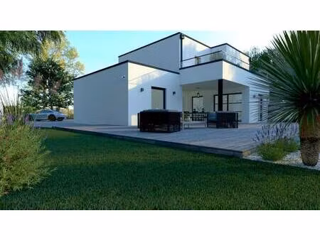 terrain avec maison neuve à vendre