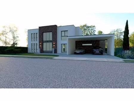 terrain avec maison neuve à vendre