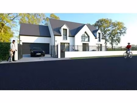 terrain avec maison neuve à vendre
