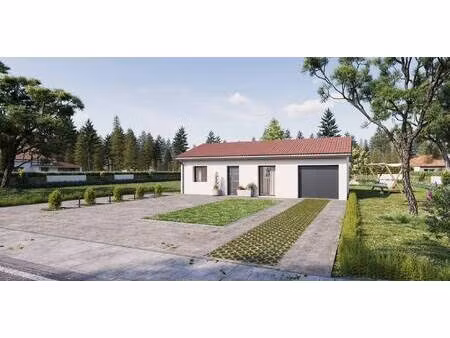 terrain avec maison neuve à vendre