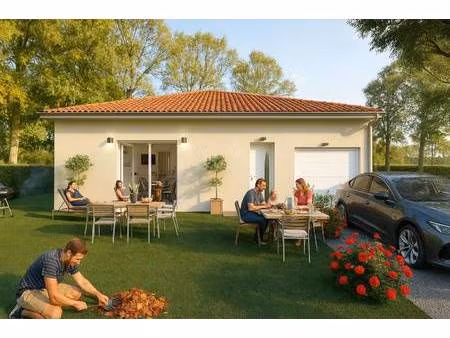terrain avec maison neuve à vendre