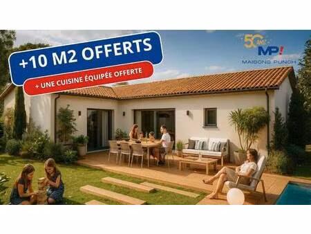 terrain avec maison neuve à vendre