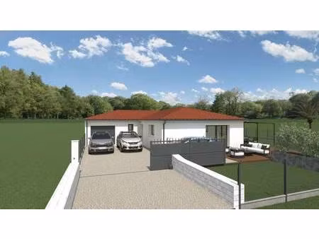 terrain avec maison neuve à vendre