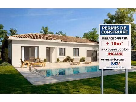 terrain avec maison neuve à vendre