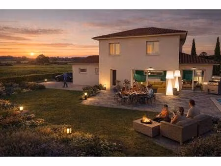 terrain avec maison neuve à vendre