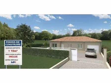 terrain avec maison neuve à vendre