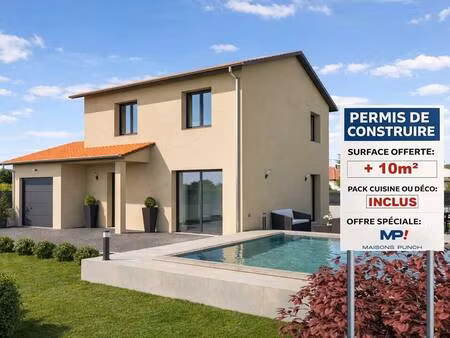 terrain avec maison neuve à vendre