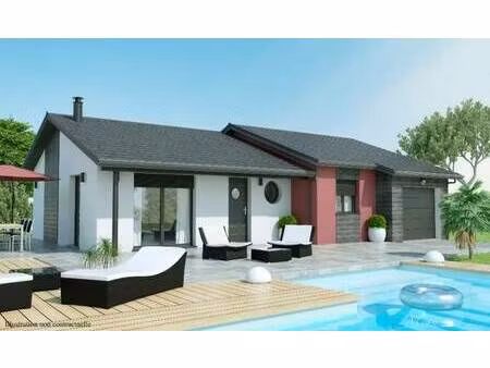 terrain avec maison neuve à vendre