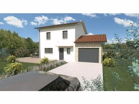 terrain avec maison neuve à vendre