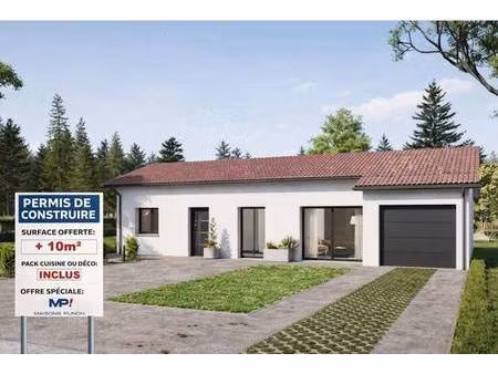 terrain avec maison neuve à vendre