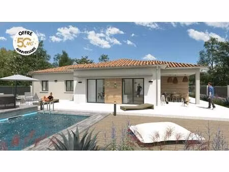 terrain avec maison neuve à vendre