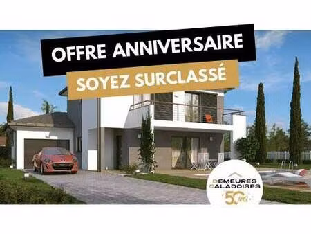 terrain avec maison neuve à vendre