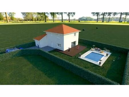 terrain avec maison neuve à vendre