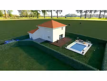terrain avec maison neuf à vendre