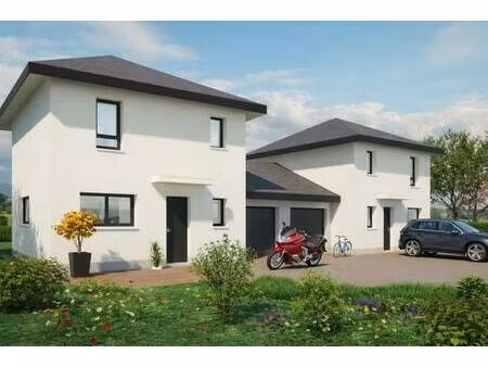 terrain avec maison neuve à vendre