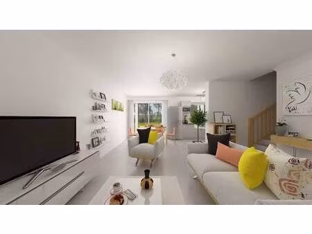 terrain avec maison neuve à vendre