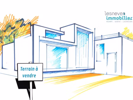 vente terrain 544 m² à lesneven (29260)  71 940 €