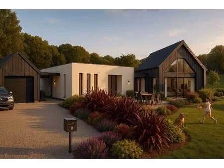 terrain avec maison neuve à vendre