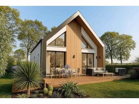 terrain avec maison neuve à vendre