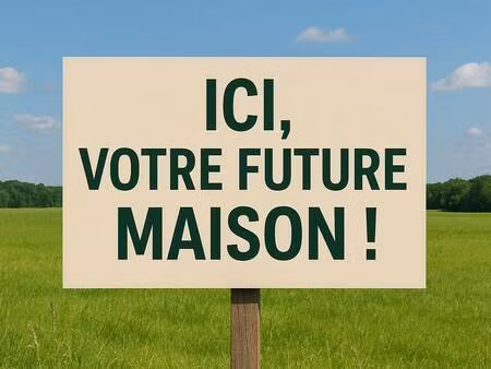 terrain constructible à vendre