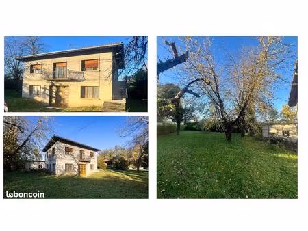 maison 220m2 avec atelier de 125m2 sur terrain de 1100m2