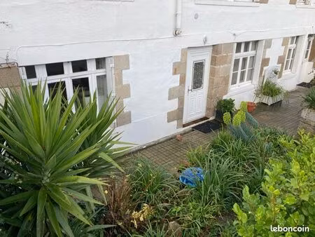 appartement t3 rdc jardinet lannion centre