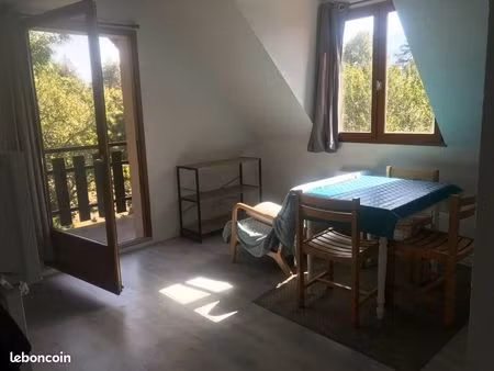 t1 bis duplex meuble avec garage ferme inclus